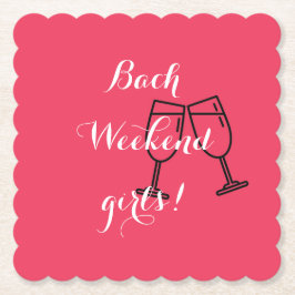 Untersetzer für Bachelorette in rosa Zoll