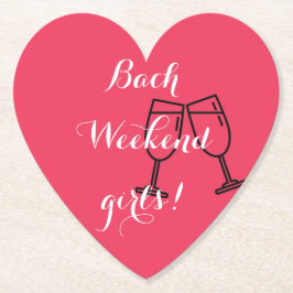 Untersetzer für Bachelorette in rosa Zoll
