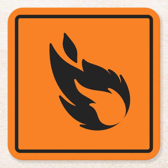 Untersetzer für Brandzeichen (Vorderseite)