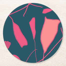 Untersetzer für das Blume von Rundpapier