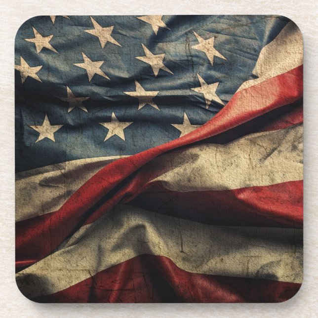 Untersetzer für das Design von Flag-Fabric (Vorderseite)