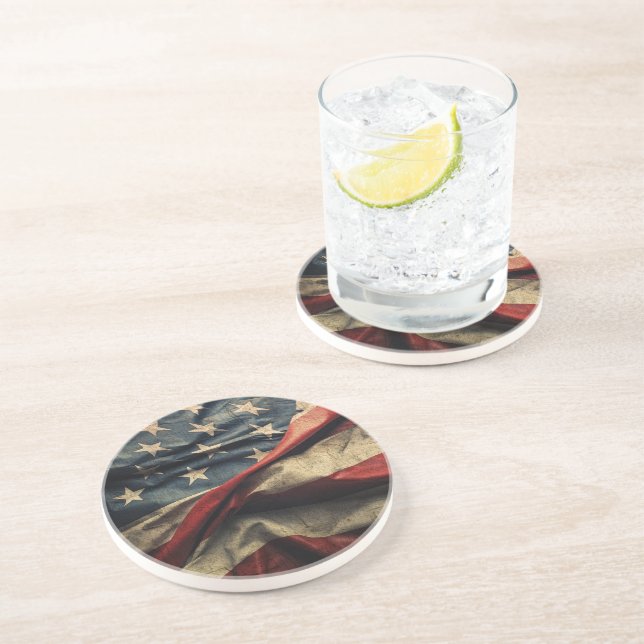 Untersetzer für das Design von Flag-Fabric (Seite)