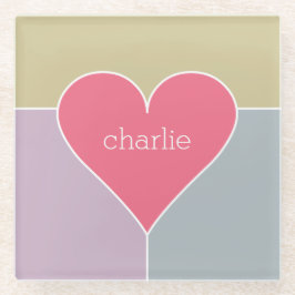 Untersetzer für das Herzmuster, kundenspezifisch M