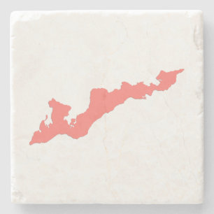 Untersetzer für das Logo der Fishers Island - Cora