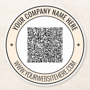 Untersetzer für den QR-Code für benutzerdefinierte