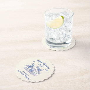 Untersetzer für die Dekoration von Retro-Junggesel