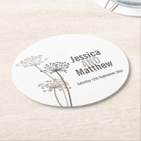 Untersetzer für die Hochzeitskronen-Grafik