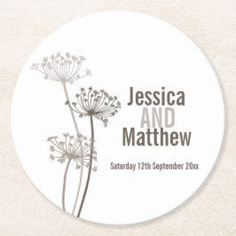 Untersetzer für die Hochzeitskronen-Grafik