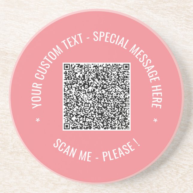 Untersetzer für die QR-Codeprüfung Info zu benutze (Vorne)