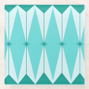 Untersetzer für geometrische Diamanten und Sterne