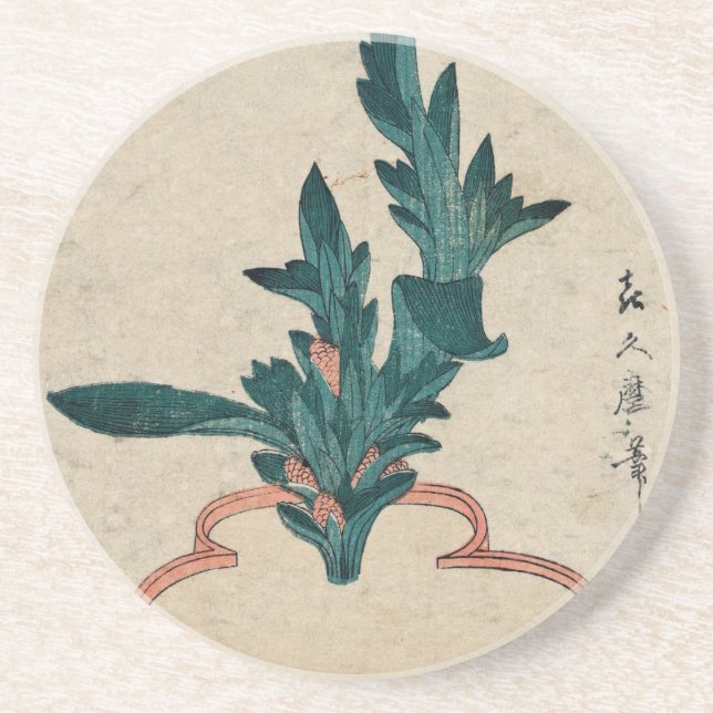 Untersetzer für gepunktete Pflanze (Vorne)