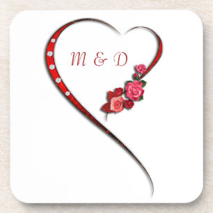 Untersetzer für Herz und Blume