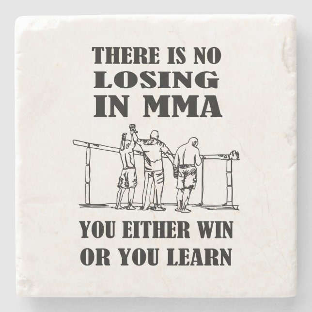 Untersetzer für MIXED MARTIAL ARTS Fighter - Gesch (Vorderseite)