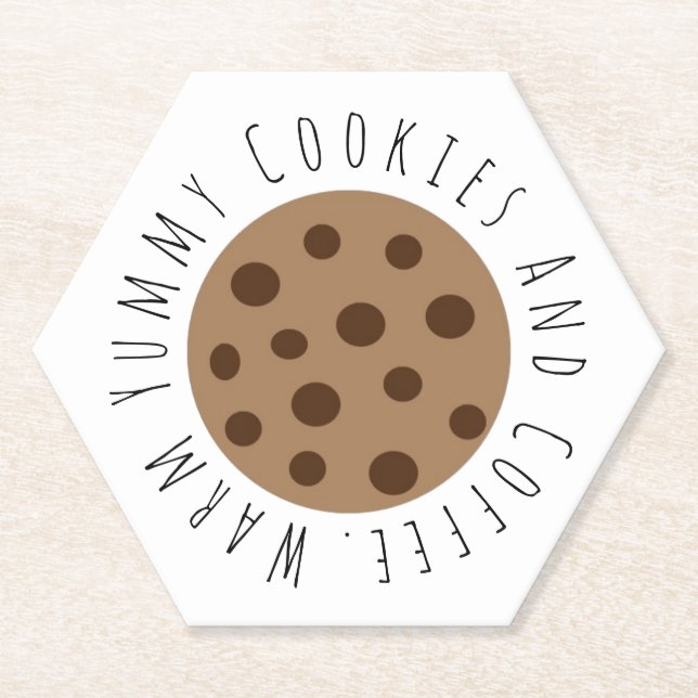 Untersetzer für niedliches Kaffeepapier (Vorderseite)