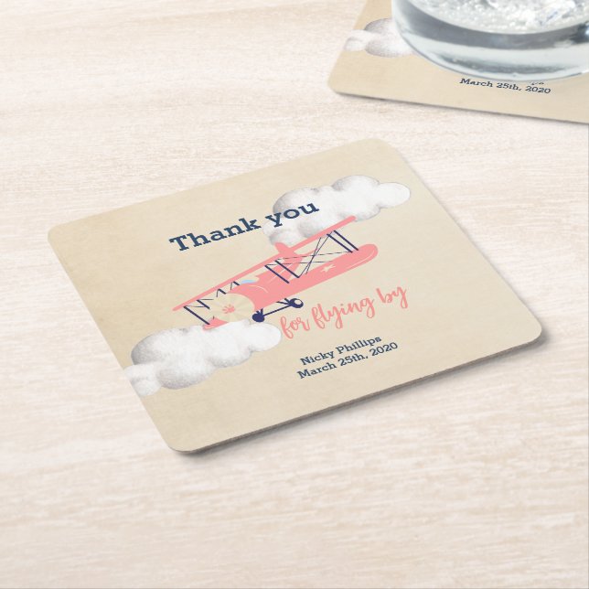 Untersetzer für Papierpapier des Flugzeugplatzes, (angewinkelt)