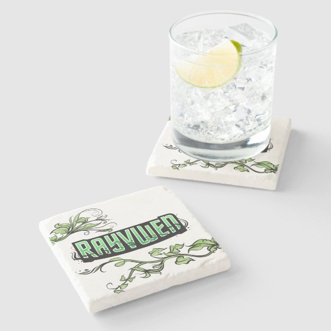 Untersetzer für "Rayvwen"-Logos (Seitenansicht)