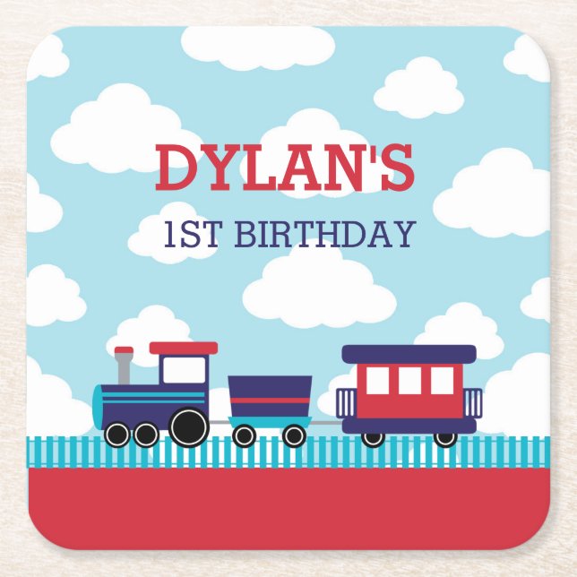 Untersetzer für Triebwerkspapiere (Navy & Red) - J (Vorderseite)