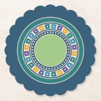 Untersetzer für Vintage Geometrie