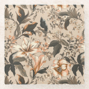 Untersetzer für Vintages Blumenmuster