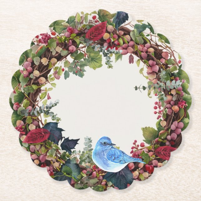 Untersetzer für Vogel- und Wreath-Papier (Vorderseite)