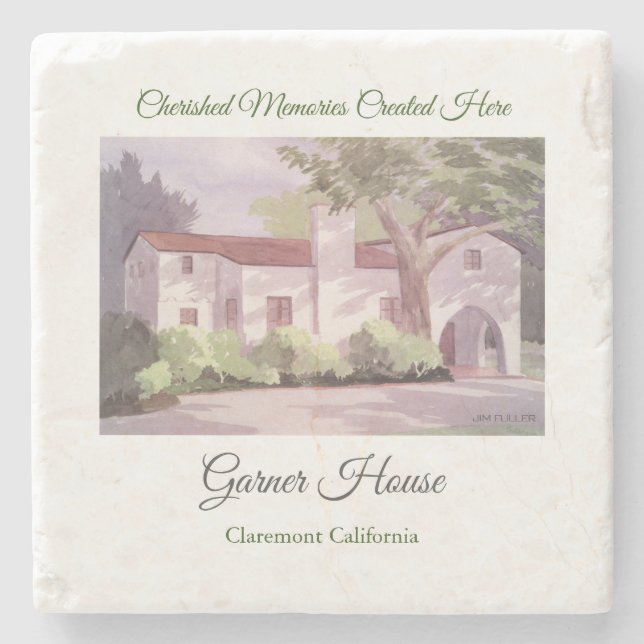 Untersetzer - Garner House - Claremont CA (Vorderseite)