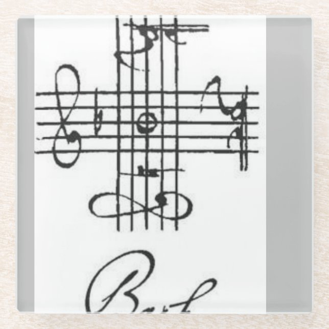 Untersetzer (Glas) Bach-Dose (Vorderseite)