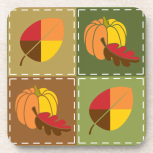 Untersetzer Herbst Quilt Square