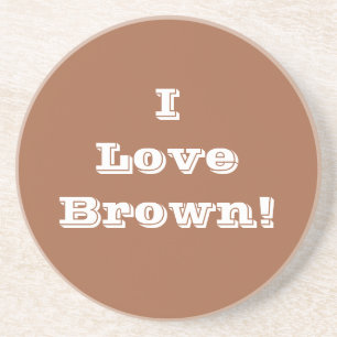 Untersetzer I Liebe Brown