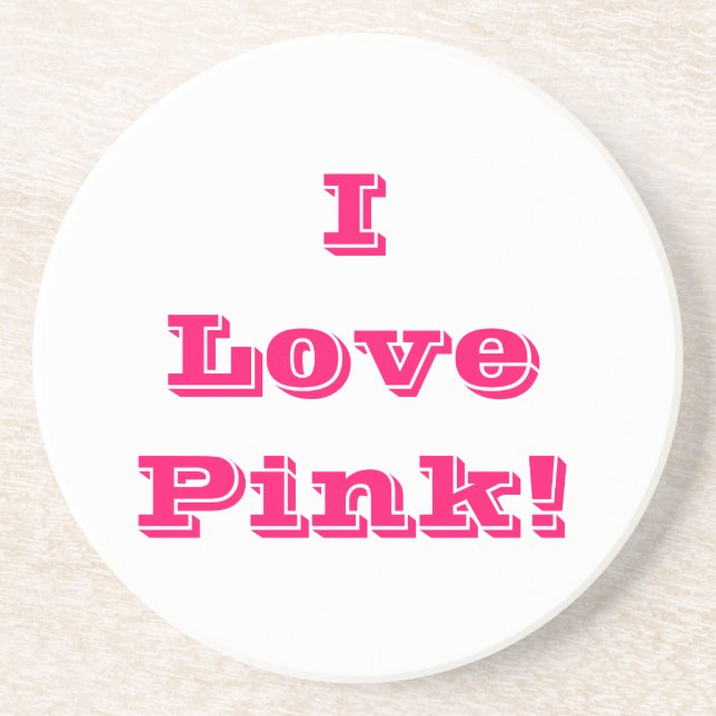 Untersetzer I Liebe Rosa (Vorne)