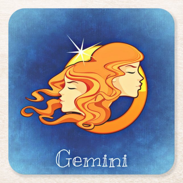 Untersetzer in Gemini Zodiac (Vorderseite)