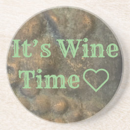 Untersetzer "It's Wine Time"