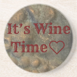 Untersetzer "It's Wine Time"
