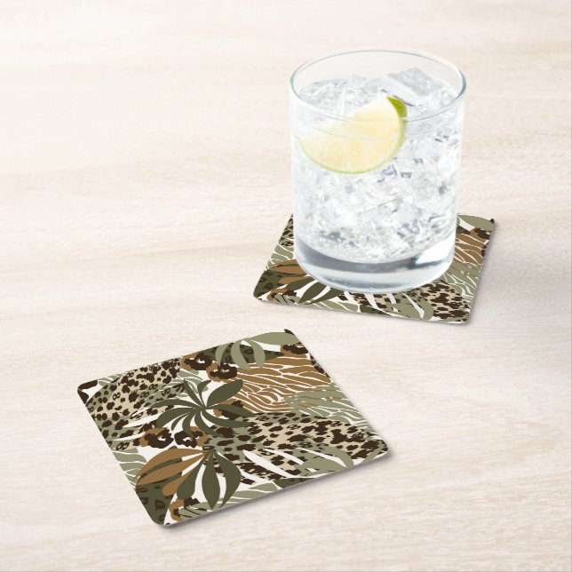 Untersetzer Jungle Animal Print (Vor Ort)