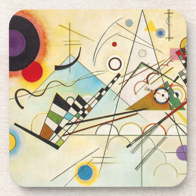 Untersetzer Kandinsky Zusammensetzungs-VIII (Vorderseite)