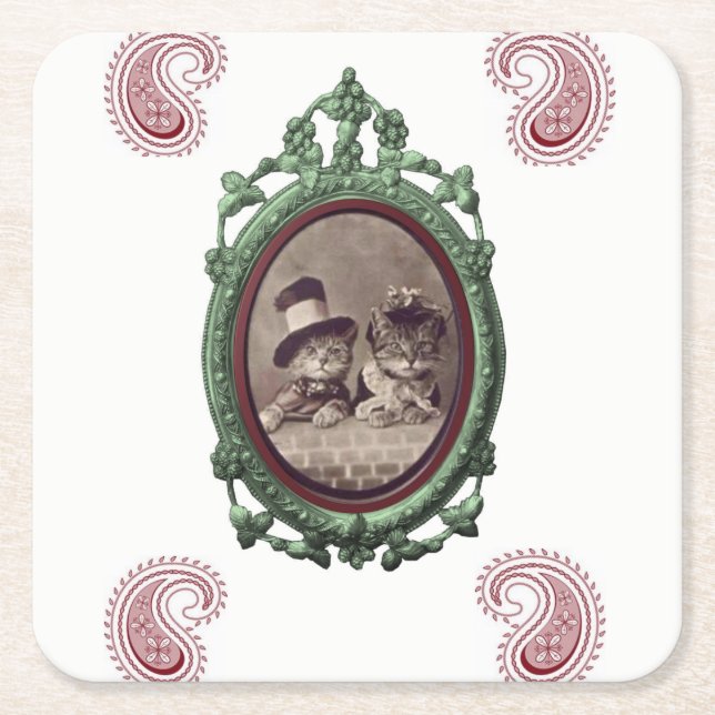 Untersetzer Katzen (Vorderseite)