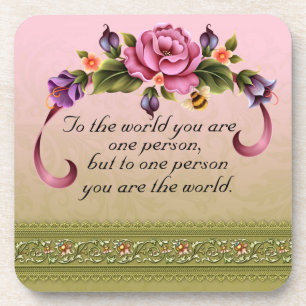 Untersetzer/Korkrückwand aus der Welt - Set von 6 Untersetzer