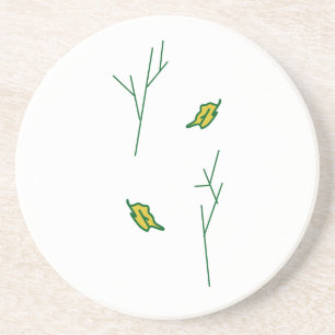 Untersetzer landschaftliche Bäume