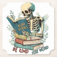 Untersetzer lesen von Büchern