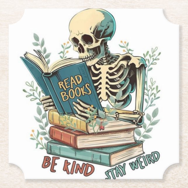 Untersetzer lesen von Büchern (Vorderseite)