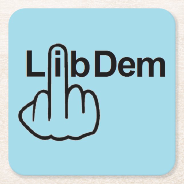 Untersetzer Lib Dem Dreh (Vorderseite)