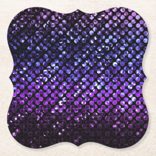 Untersetzer lila KristallBling Strass