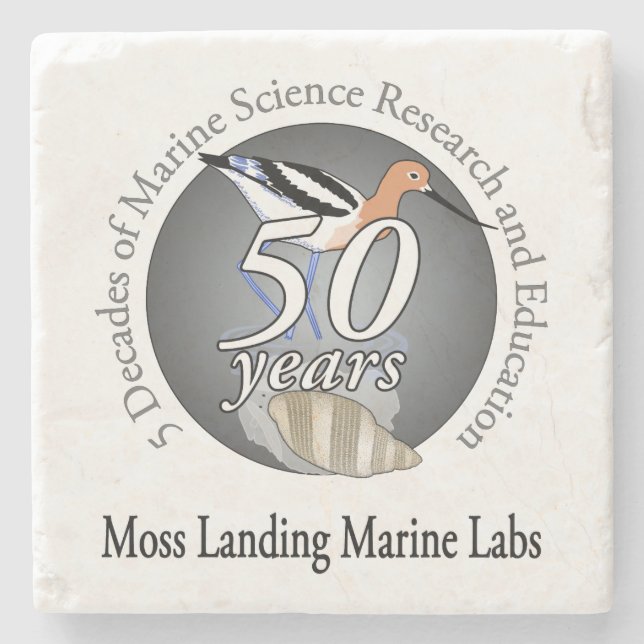 Untersetzer (Marmorstein): Vogel/wandeln um (Vorderseite)