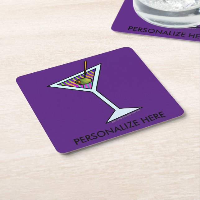 UNTERSETZER - MARTINI DESIGN (angewinkelt)