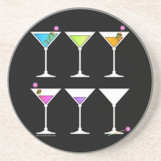 Untersetzer - MARTINIS, los, los! (Vorne)