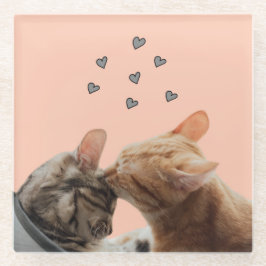 Untersetzer, Meow und Pelz-Ever Glasuntersetzer