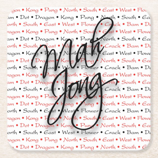 Untersetzer Milliamperestunde Jongg (Vorderseite)