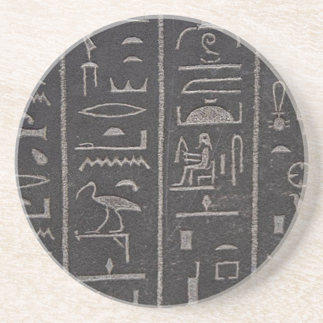 Untersetzer mit ägyptischen Hieroglyphen (Vorne)