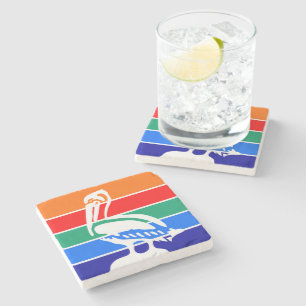 Untersetzer mit der Fahne von St. Petersburg