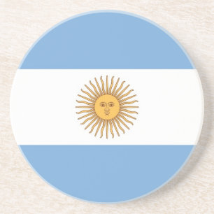 Untersetzer mit der Flagge Argentiniens