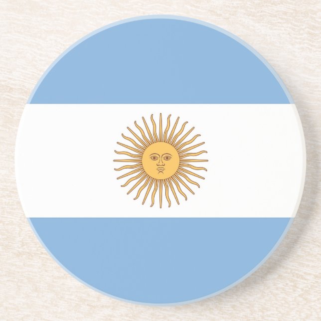 Untersetzer mit der Flagge Argentiniens (Vorne)